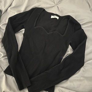 SCULPT KNIT SWEETHEART LONGSLEEVE 🖤